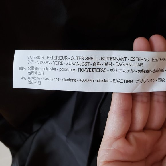 NWT Zara Basic Black Satin Like Bodycon Dress Small - Picture 9 of 9